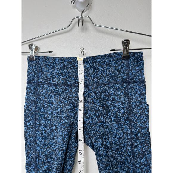 Lululemon  Pace Daisy Dust Illuminight Blue Black Size 4 Small No tags - Picture 4 of 6